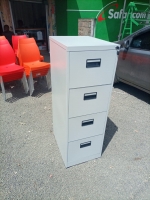 Four layered file cabinets