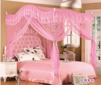 Pink Elegant New Curved canopy mosquito net