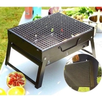 Barbecue Charcoal Grill Foldable and Portable Design