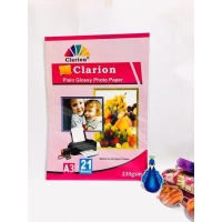 Clarion Plain Glossy Photo Paper - A3 21pcs