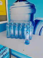 1l Executive bottle-Colour blue (A pack of 12 bottles)  family water