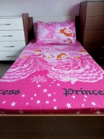 smooth princess cartoon themed bedsheet