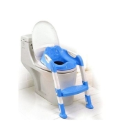 Fosters Your Toddlers Need for Independence Generic Trendy Portable Training Kids Toilet Trainer /Ladder-Blue
