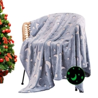 Night lighting led-Classy smooth shawl/fleece blanket-(available in many designs and colours)
