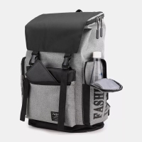 black and grey  quality bag pack