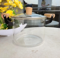 unique transparent and a glass bowl 