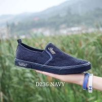 D227 navy  leopard  rubber shoes 
