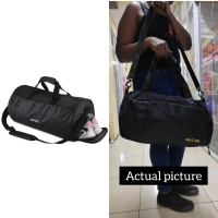 Round Travel/Gym bag with shoe compartm