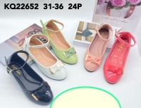 High quality closed toe buckled round ankle covered tie knotted beautiful kids ballerina shoes doll shoes doll shoes