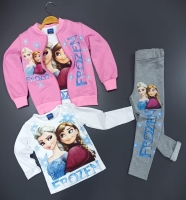 Fortunefinest Turkey frozen girl wear home wear mixed Colour Family:Grey pink white Fit:Regular Fit Neck:Crew Neck SetDetail1 Cotton 50% Polyester 50% - SetDetail2 Cotton 100%