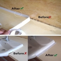 Adhesive sealing tape Anti mold tape sink top tape bathroom liner tape toilet round tape desk top burner tape