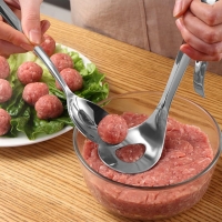 Meat ball spoon shaper