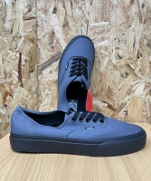 Authentic Vans Off The Wall  Light blue Unisex Quality Canvas Rubber shoes Fine Grip Laced Size 36-45