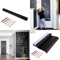 45x200cm Chalkboard Stickers  Wall Decal Self Adhesive DIY Removable Reusable Erasable Blackboard  Wall Sticker Kids Study Tools