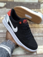 Exclusive Mens Black with white logo Nike SB Adversary fitted with a rubber sole for traction and comfort Sizes 40-45