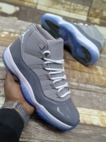 Air Jordan 11 Retro Grey fitted with a rubber sole for traction and comfort Sizes 40-45