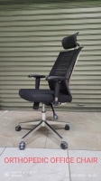 Orthopedic Rikeys Ergonomic Office Chair with 3 Way Armrests Lumbar Support and Adjustable Headrest High Back Tilt Function Black