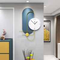 Tingting1992 Wall Clock Light Luxury Wall Clock Living Room Home Decoration Fashion Personality Creative Wall Clock Modern Minimalist Wall Watch Quartz Decorative Clocks