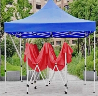 Brandway Portable & Foldable Gazebo Tent & Pop-up Canopy Tent 10 x 10 Ft/ 3x3 Meter, (Red) (22 kg)
