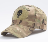 Camo Punisher Baseball Cap Fishing Caps Men Outdoor Camouflage Jungle Hat Airsoft Tactical Hiking Casquette Hats 