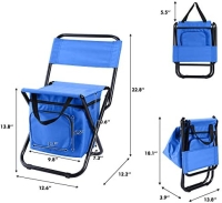 Folding Backpack Stool Portable Stool with Storage Bag Folding Chair Multifunctional Fishing Stool Folding Outdoor Camping Stool