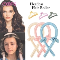 Order our new SHARE THIS PRODUCT   Fashion Rubber Heatless Curling Rod Headband Curler Set No
