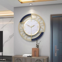Modern Design Wall Clock Luxury Art Silent Big Size Aesthetic Living Room Decoration Wall Watch Automatic Relogio De Parede Gift