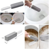 Pumice stone toilet scrabber// Pumice Cleaning Stone with Handle,Pumice Stick Toliet Hard Water Ring Remover for Cleaning Kitchen/Grill/Household/Rust/Bath/Feet Care