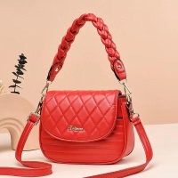 Red  High Quality PU Leather Handbags Purse Women Bags Designer Shoulder Crossbody Bags sling bag hand bag