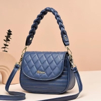 Navy blue High Quality PU Leather Handbags Purse Women Bags Designer Shoulder Crossbody Bags sling bag hand bag