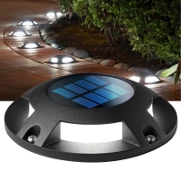 Intelligent Wireless Solar-powered Waterproof Outdoor Step Lights for Driveway Sidewalk Pathway-BLL1013