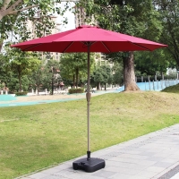 Order Folding Outdoor umbrella with iron pipe   2.7m diameter, 2.3m height [ MAROON]
