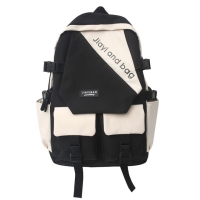 Buy New Backpack Fashion Bag Rucksack Fashion Women Backpack Waterproof Nylon Unisex School Bag Solid Color Men Shoulder Bag Female Student Backbag Travel Bag