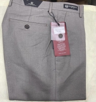New light Grey Official Trousers, office trousers, Zip Fastening with Hook & Bar and Belt Loops Waistband Sizes 30 - 49 slim fit