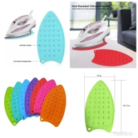 Order Heat resistant Silicon Iron mat// Silicone Iron Hot Protection Rest Pad Mat Safe Surface Iron Stand Mat Ironing