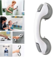 Order New Shower Grab Grip Bar, Punch Free Silicone Easy to Grip Shower Handle Easy Installation Stable for Bathroom// strong suction Helping handle now available
