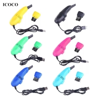 Buy Computer /laptop keyboard, camera cleaner//  Mini USB Vacuum Cleaner Keyboard Computer Vacuum Cleaner with USB Cable Brush and Nozzle Head for Car Home and Office (Random Color)
