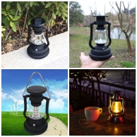 3 in 1Solar/Rechargeable /Manual Lantern Lamp