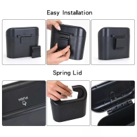 Water proof portable dustbin perfect for cars or offices// Water proof portable dustbin perfect for cars or offices