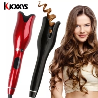 Automatic curling iron LED digital rotating hair curling/waver. Colour black // Automatic Ceramic Rotating Hair Curler, Professional Air Spin N Curl Hair Curler for All Hair Types, LCD Digital Display