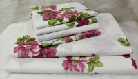 Latest eye catching classy  7*8  both printed bedsheets cotton  with 4 pillowcases