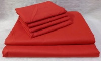 Amazing latest comfortable easy to wash 7*8  plain bedsheets cotton  with 4 pillowcases 