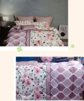 order our amazing latest quality and easy to wash 6*7 binded duvets with 1 bedsheet and 2 pillowcases 