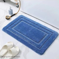 Buy our Extra Soft and Fluffy Pile Bath Mat Non-Slip Super Absorbent Extra Soft Fluffy Machine Washable 50 * 80 Durable Thick Bathroom Mat Ultra Soft Water Absorbent Rug Tub Shower Floor Foot Rugs