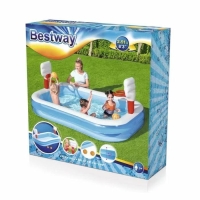 High quality Bestway Inflatable baby pool with manual pump 2.5x1.68x1.02m