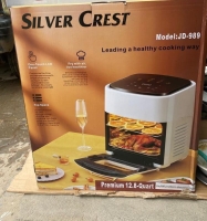 15ltrs Silver Crest Air Fryer OVEN Colours available: White, black, jungle green Family and party size  Fry, Bake and grill