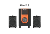 Amtec 015 Subwoofer Powerful 3000W PMPO sound Built-in FM radio