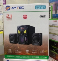 Amtec 2.1 X-Bass AM-107 Home Theater System with Remote control