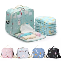 Multifunctional Fashion diaper / baby shoulder bag/handbag