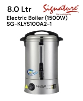 8.0 Ltr Electric Tea/Water Boiler (1500W) SG-KLYS100A2-1 Signature Tea Urn